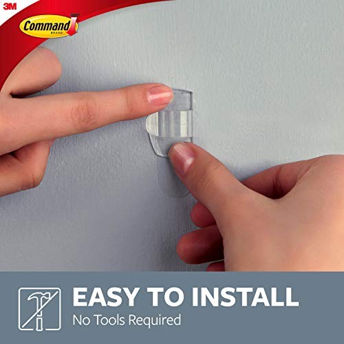 

Holder Command Round Cord Clips, Damage Free Hanging Cable Clips