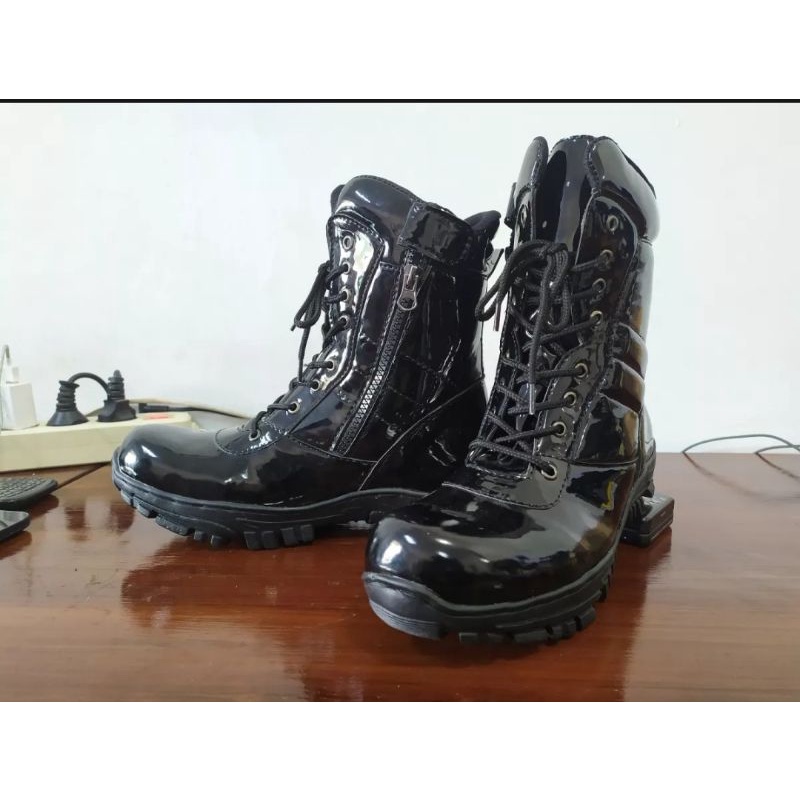 Sepatu Pdl Kilap TNI POLRI SECURITY SATPAM jatah