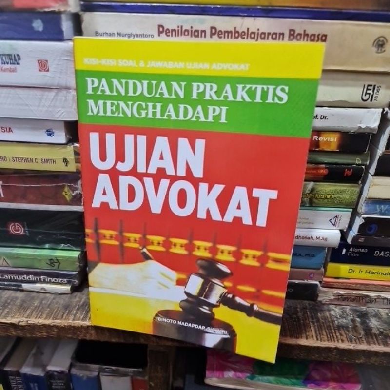 Jual Panduan Praktis Menghadapi Ujian Advokat By Binoto Nadapdap ...