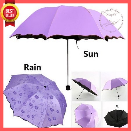 GOS -A403- Payung Lipat 3D Magic - Payung Motif Anti UV - Payung Lipat Kecil Motif 3D - Magic Umbrella