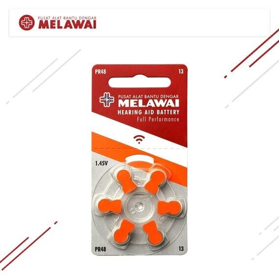 10 Pack Baterai Alat Bantu Dengar Melawai