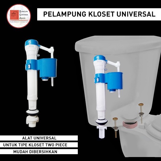 Kloset Pelampung Kloset Duduk Toto American Universal/ Pelampung Otomatis