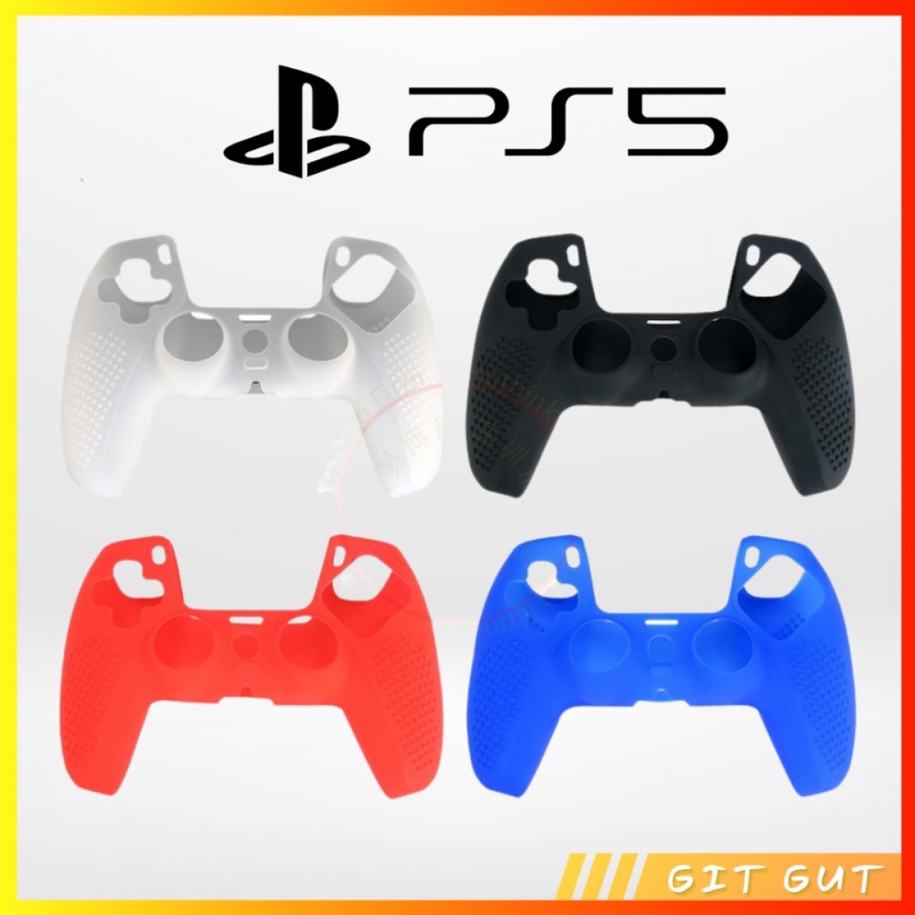 PS5 Sarung Silicone Silikon Silicon Cover Dualsense Stick Controller