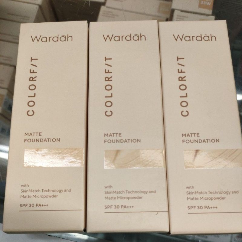 Wardah colorfit foundation