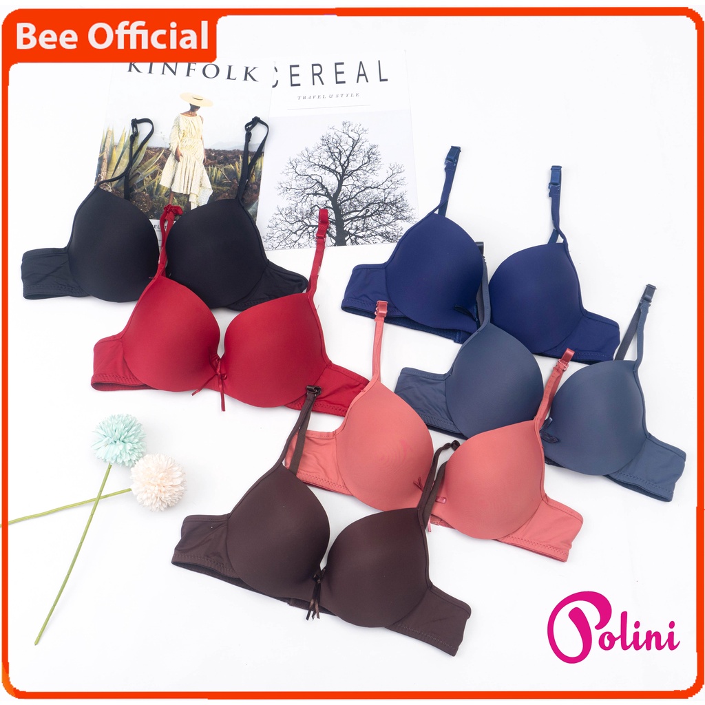 BEE - Bra Bh Wanita Push Up Berkawat Pakaian Dalam Wanita Polini A180