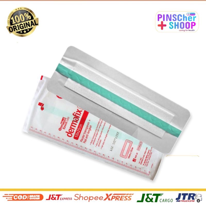 DERMAFIX T PLESTER ANTI AIR 10 x 25 CM SATUAN