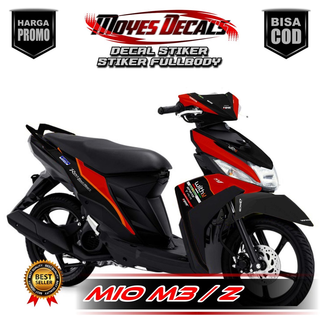 Decal Mio M3 Decal Mio M3 Full Body - Motif Skywith Racing Balap