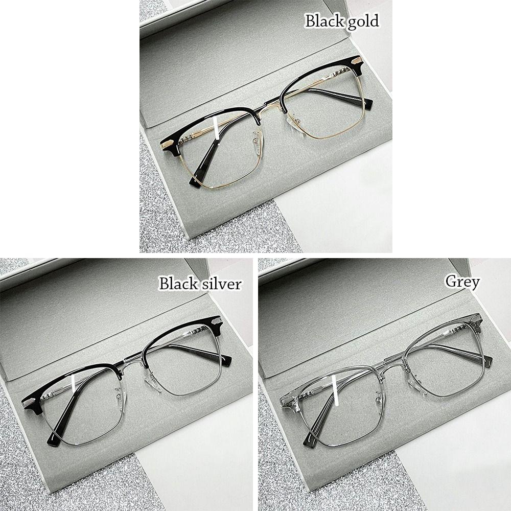 Lily Kacamata Anti-Cahaya Biru Pria Wanita Portabel Pelindung Mata Ultra Ringan Frame