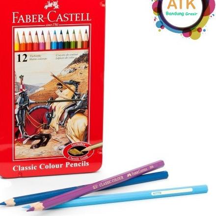 

Promo ホ Pensil Warna Faber Castell 12 Classic Tin Case / Kemasan Kaleng Kotak