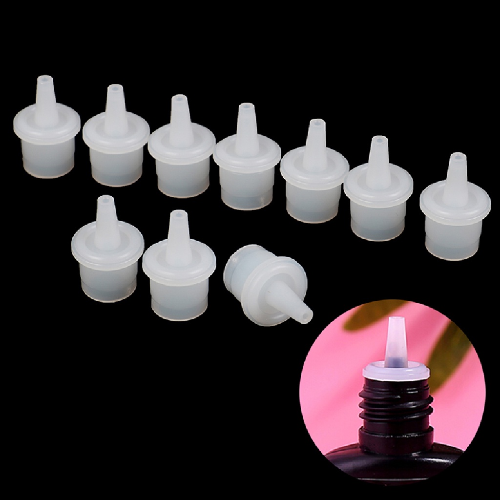 [BFID] 10pcs Lem Bulu Mata Pengganti Botol Mulut Kepala Nyaman Dipanjangkan Alat Lem [ID]