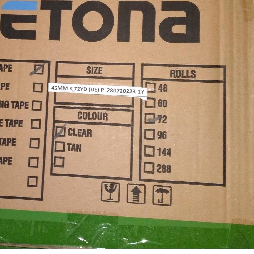 

Diskon | KF7 | 1 KARTON Lakban Etona 2 inch 72 yard BENING/ COKLAT