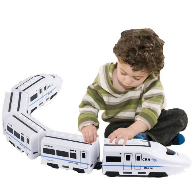 Mainan Kereta Api Cepat - Mainan Kereta Api Batre - Mainan Bump N Go