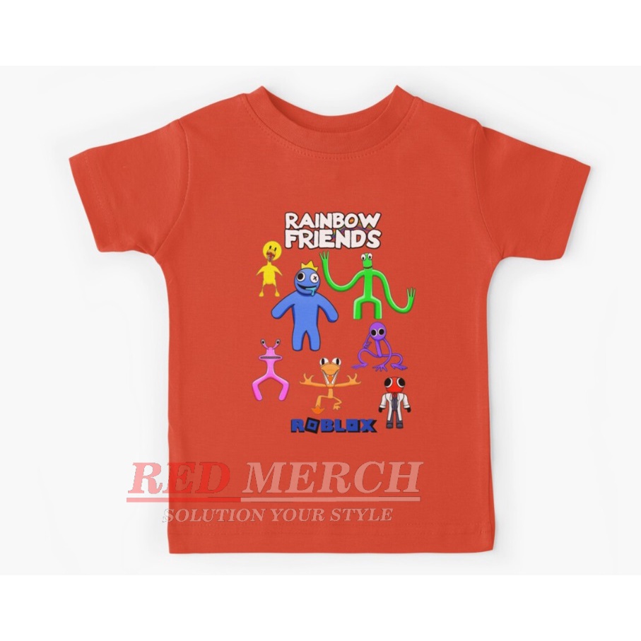 kaos anak anak rainbow friends roblox - baju anak rainbow friends roblox