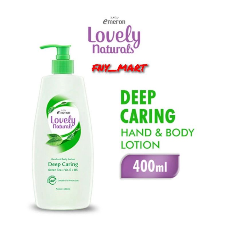 EMERON LOVELY Natural Hand & Body Lotion Deep Caring 400ml