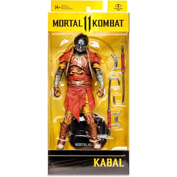 McFarlane Toys Mortal Kombat Kabal (Rapid RED)