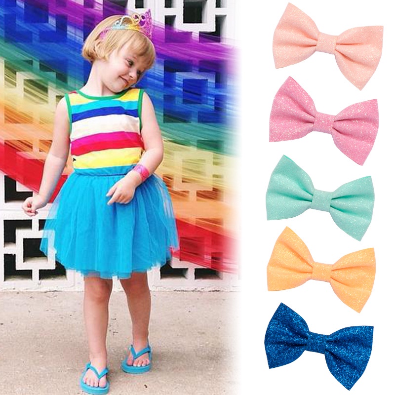 JEPITAN RAMBUT PRINCESS PITA CANDY GLITTER ANAK CEWEK PEREMPUAN JEPIT KOREA RIBBON BOW KNOT POLOS SMALL KECIL BLINK KLIP HAIRPIN PONI HAIR CLIP PIN SOLID COLOR WARNA WARNI COLORFUL KOREA KOREAN STYLE