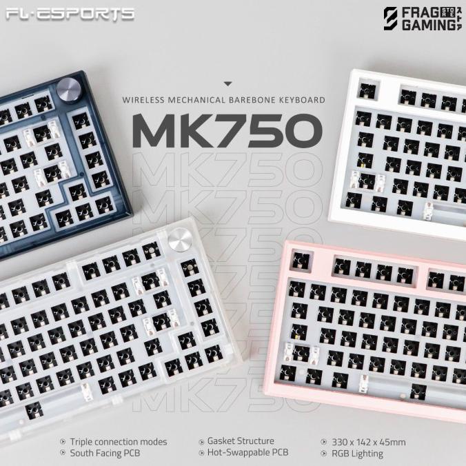 FL Esports MK750 Southfacing Wireless Mechanical Barebone Keyboard
