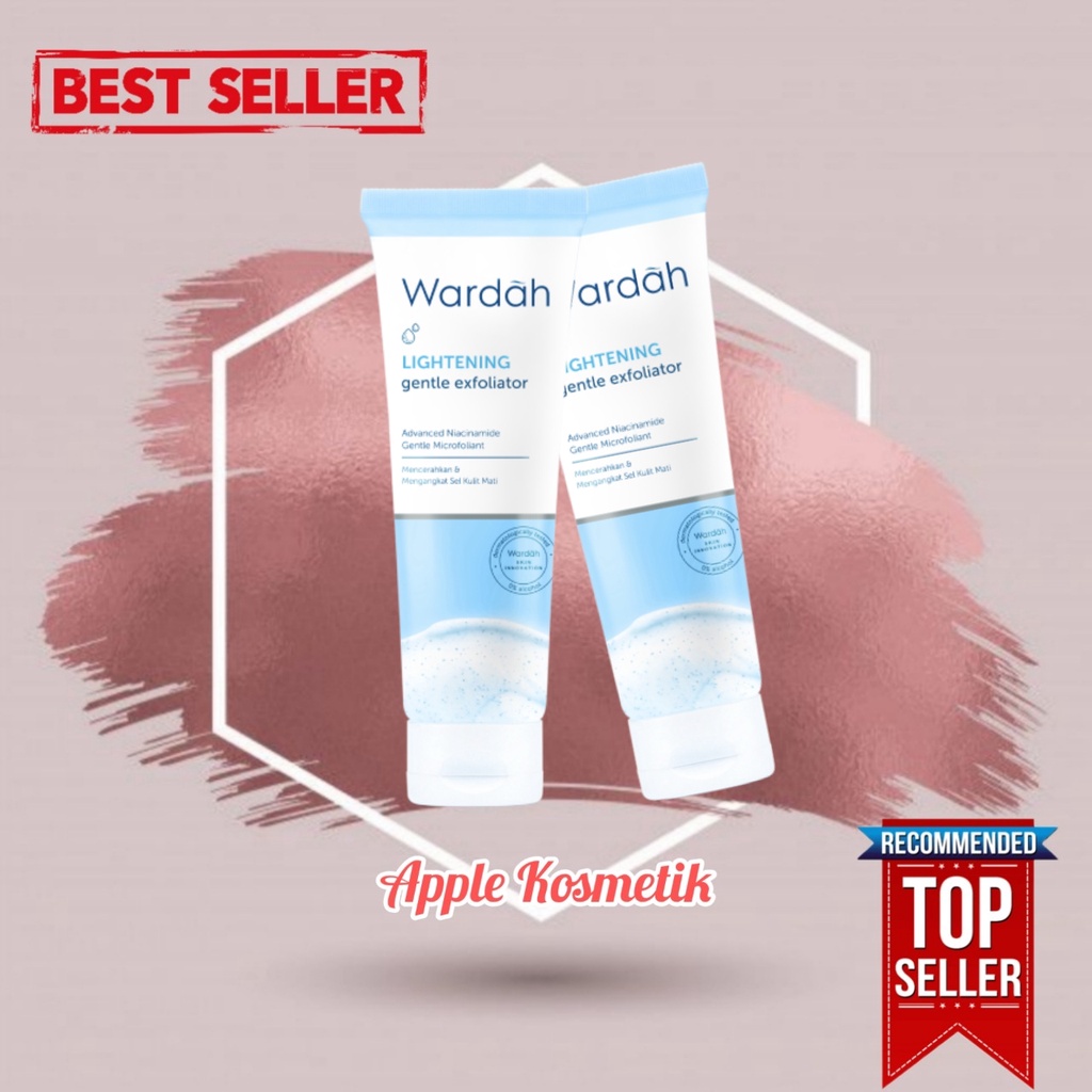 WARDAH Lightening Gentle Exfoliator 50ml - Apple_Kosmetik