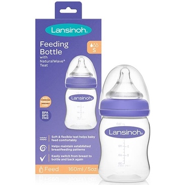 LANSINOH Feeding Bottle With Natural Wave Teat