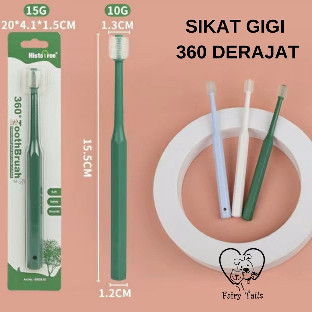 Sikat Gigi Anabul Anjing dan Kucing Beragam Pilihan Sikat 360 Derajat Sikat Nano Toothbrush Sikat Lembut / Pet Toothbrush for Cat and Dog