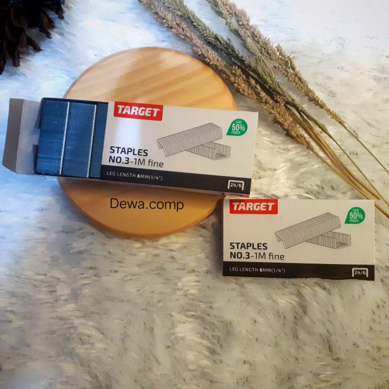 

ISI STAPLES TARGET/REFILL STAPLES NO.3 (24/6)