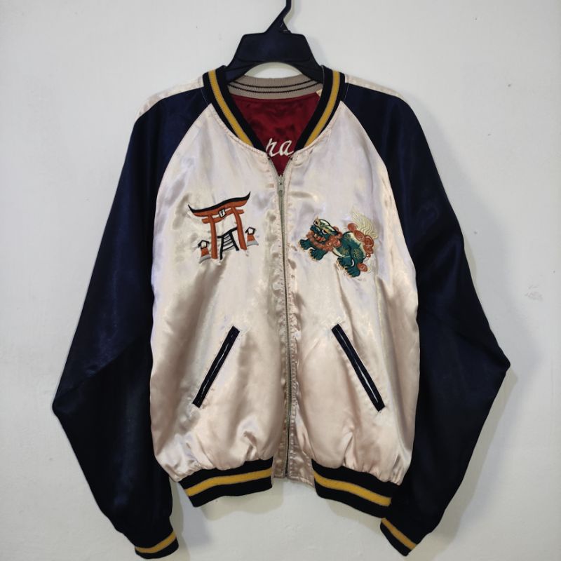 Sukajan Japan map & Okinawa (Reversible)