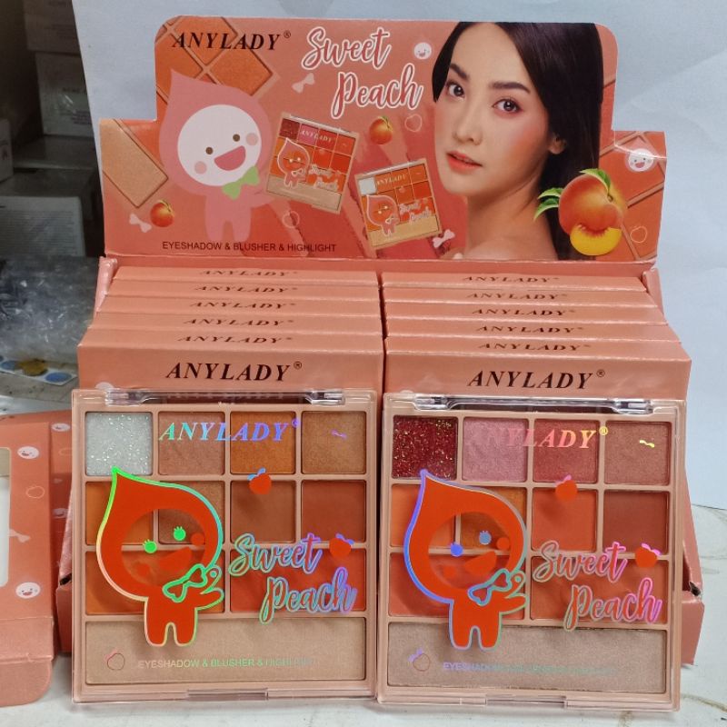 Anylady Sweet Peach Eyeshadow &amp; Blusher - Highlight 841