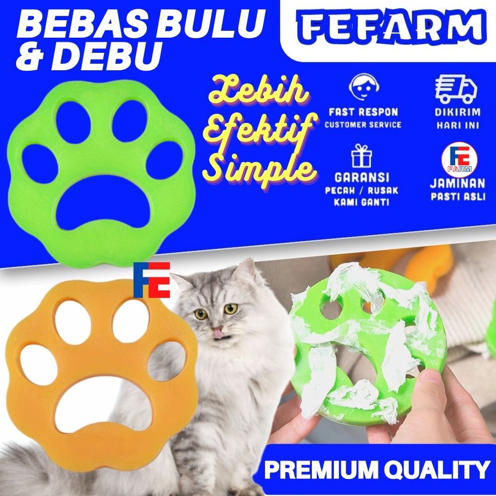 Pembersih Bulu Kucing/Anjing Pet Hair Removal Premium Quality FEFARM