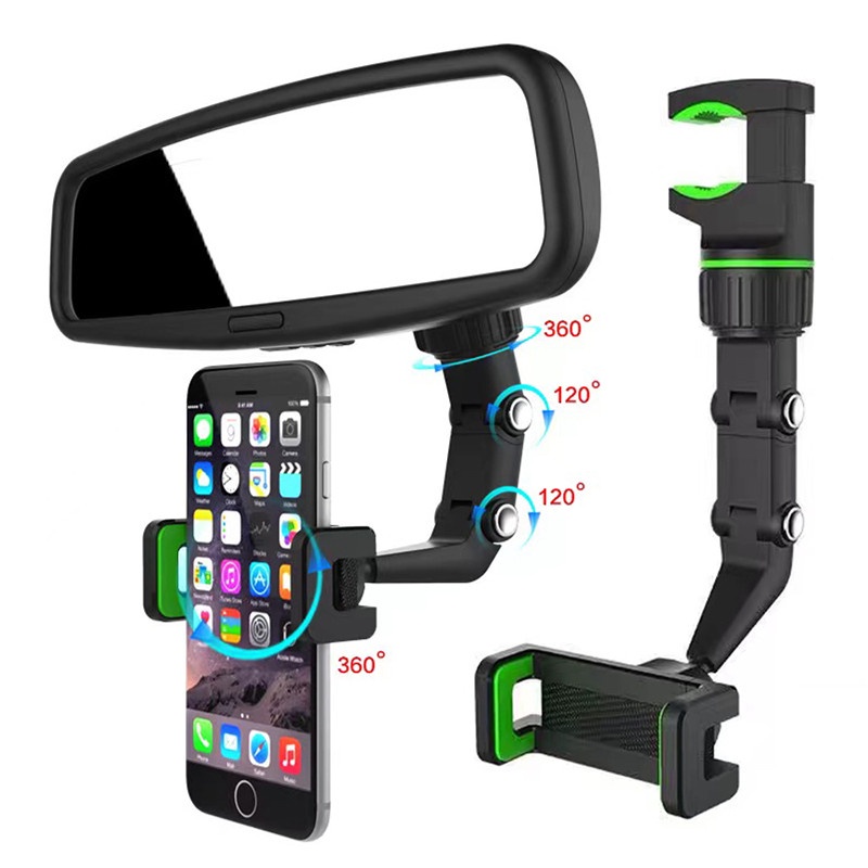 [AIYU] Baju Kaos Distro Pria Wanita Lengan Pendek Dudukan Spion Mobil Phone Holder Untuk Ponsel Gps Navigasi Bracket SmartPhone Holder Stand