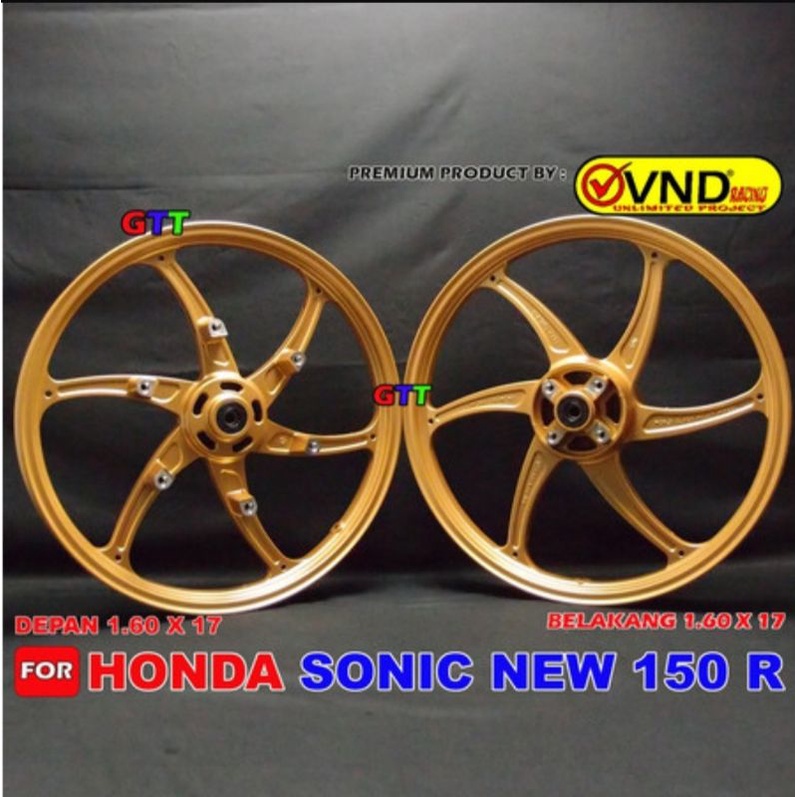 Velg Racing vnd six star 160/160×17,Sonic 150 R