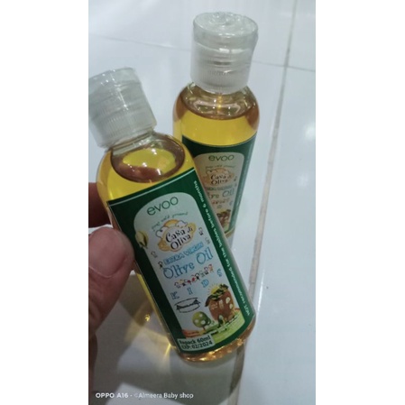 Minyak zaitun casa evoo di olivia/ minyak zaitun pelengkap mpasi kemasan ekonomis 60 ml/25ml