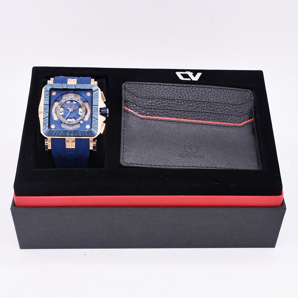 Jam Tangan Christ Verra CVC11115G-36 RED/ CVC11115G-36 GRN/ CVC11115G-3J BLU Original