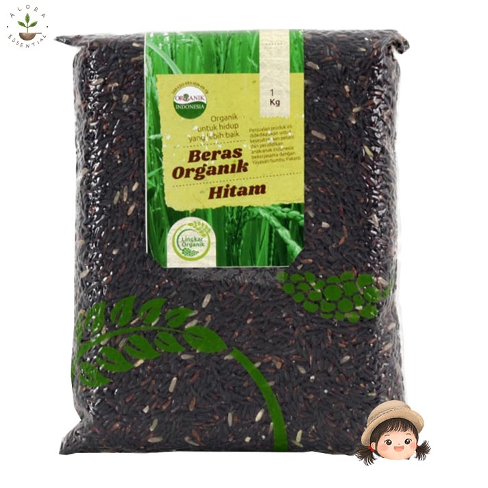 Lingkar Organik Beras Hitam 1 kg - Beras Hitam Organik