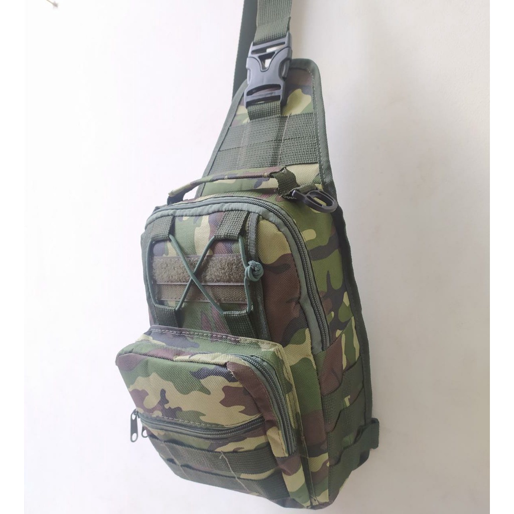 Slingbag Army TACTICAL Pria Wanita ( HARGA GROSIR ) Tas Sepeda Tentara