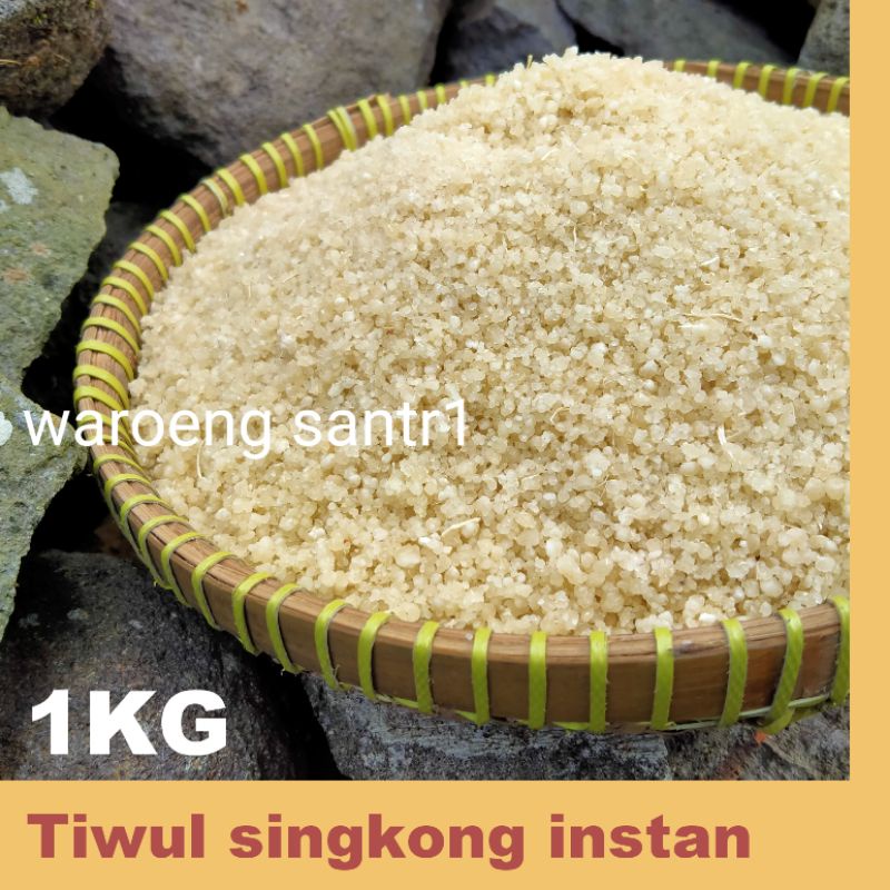 

Nasi tiwul singkong instan mentah wonosobo 1kg