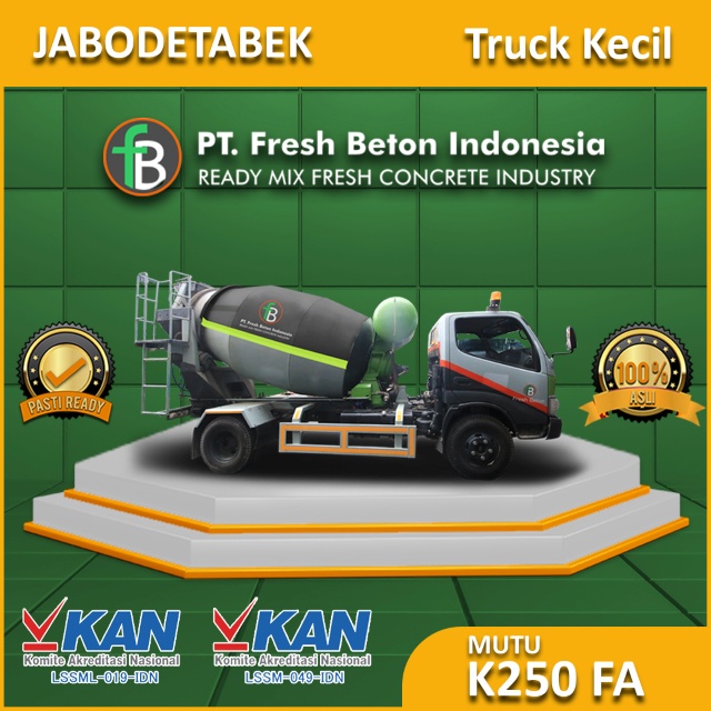 MINI BETON Fresh Beton Indonesia K-250 FA ( Jabodetabek )