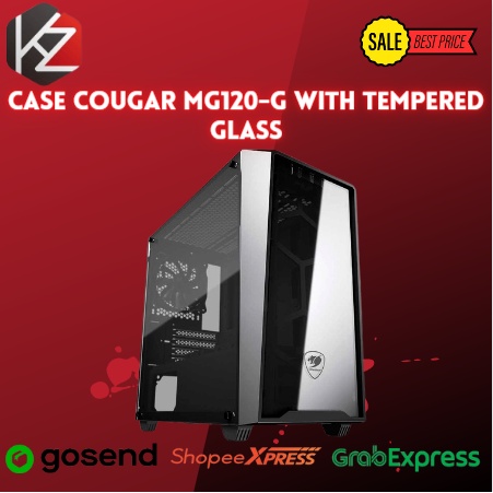 Case COUGAR MG120-G with Tempered Glass