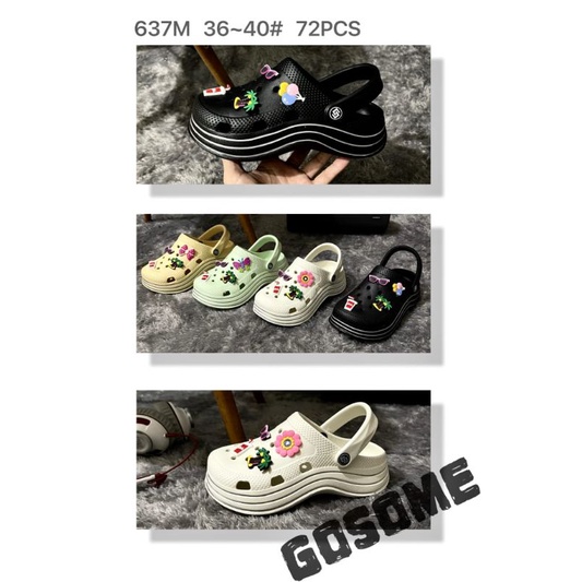 sandal wanita jelly#gosome#