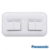 Panasonic Saklar 4G WEJ5531 + WEJ78049 Wide Series 4 Gang Tanam Putih