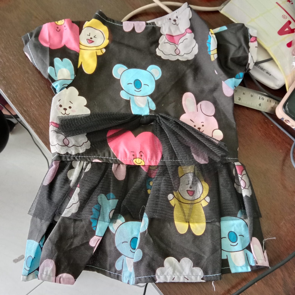 Baju Kucing Anjing Musang Kelinci - Dress / Baju Hewan Karakter Mix