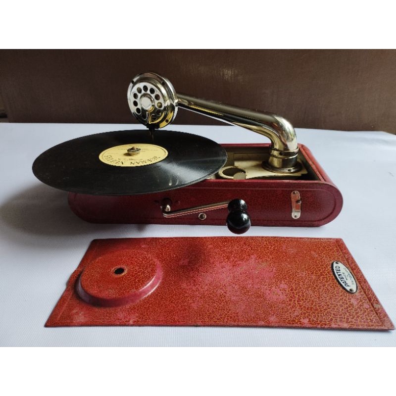 gramophone antik vintage EXCELDA made in switzerland