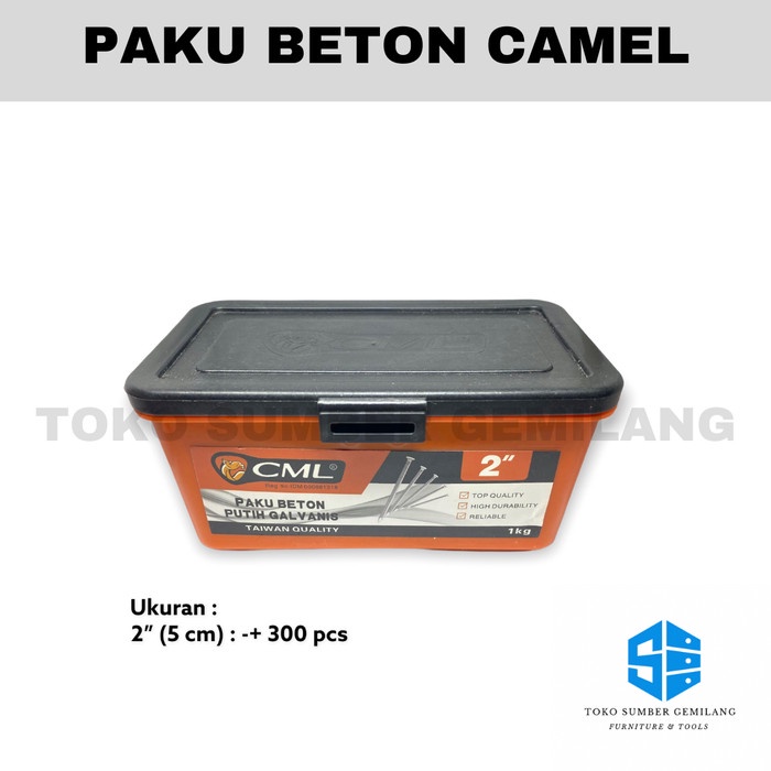 Paku Beton / Paku Tembok / Paku / Paku Beton Camel Ukuran 2"