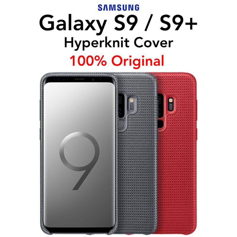 Original Samsung Galaxy S9 Plus Hyperknit Cover Casing S9+ Kesing