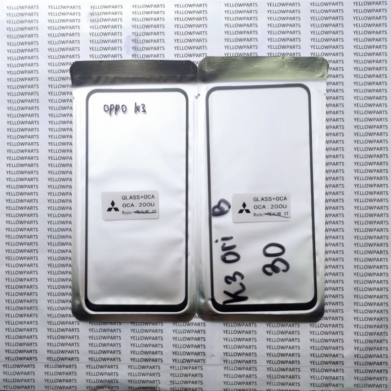 KACA GLASS LCD PLUS LEM OCA OPPO K3 ORIGINAL