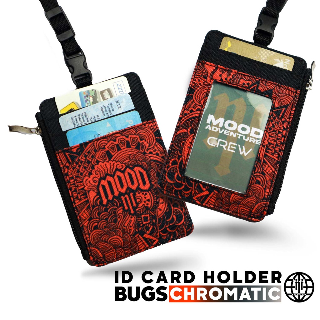 

ID CARD HOLDER NAME TAG - BUGS CHROMATIC by MOOD ADVENTURE