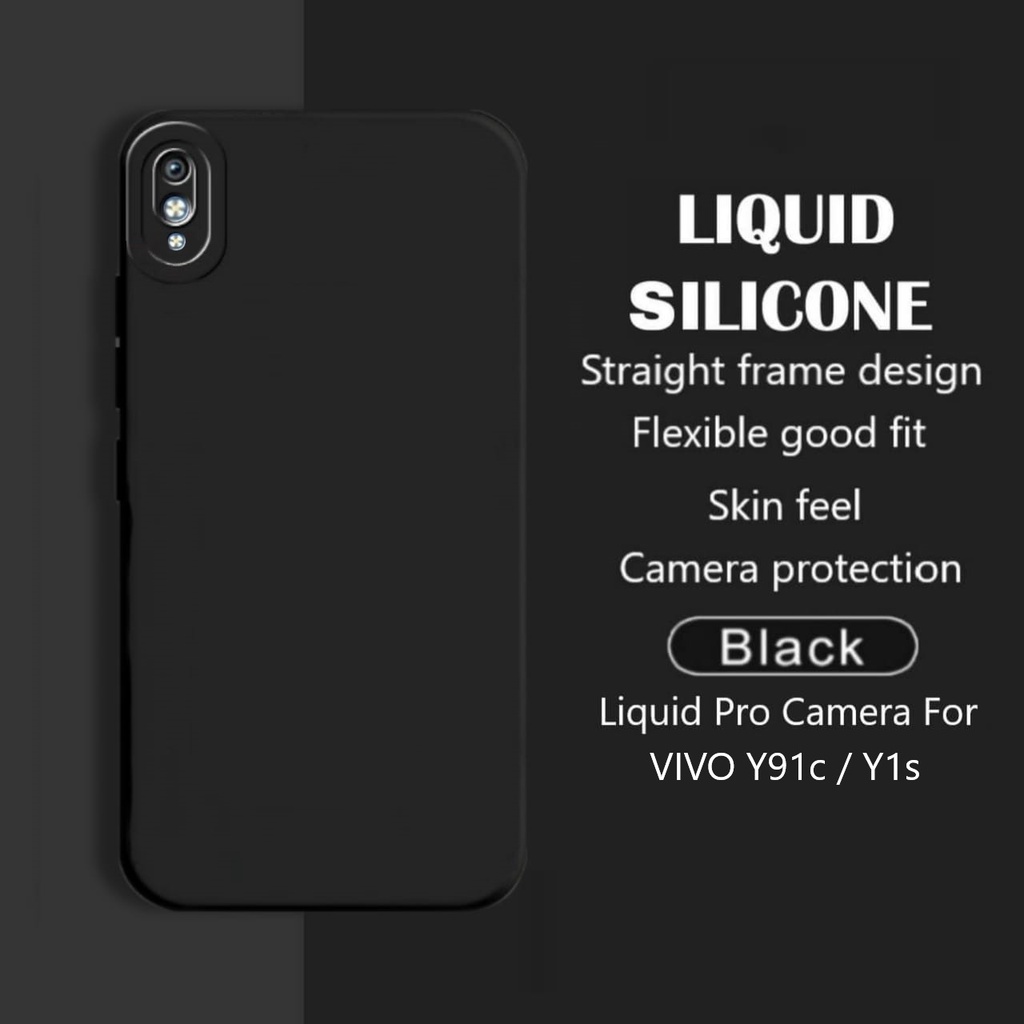 Promo Soft Case Vivo Y91c / Y1s Liquid Pro Camera Slim Casing Cover Handphone Anti Bekas Sidik Jari