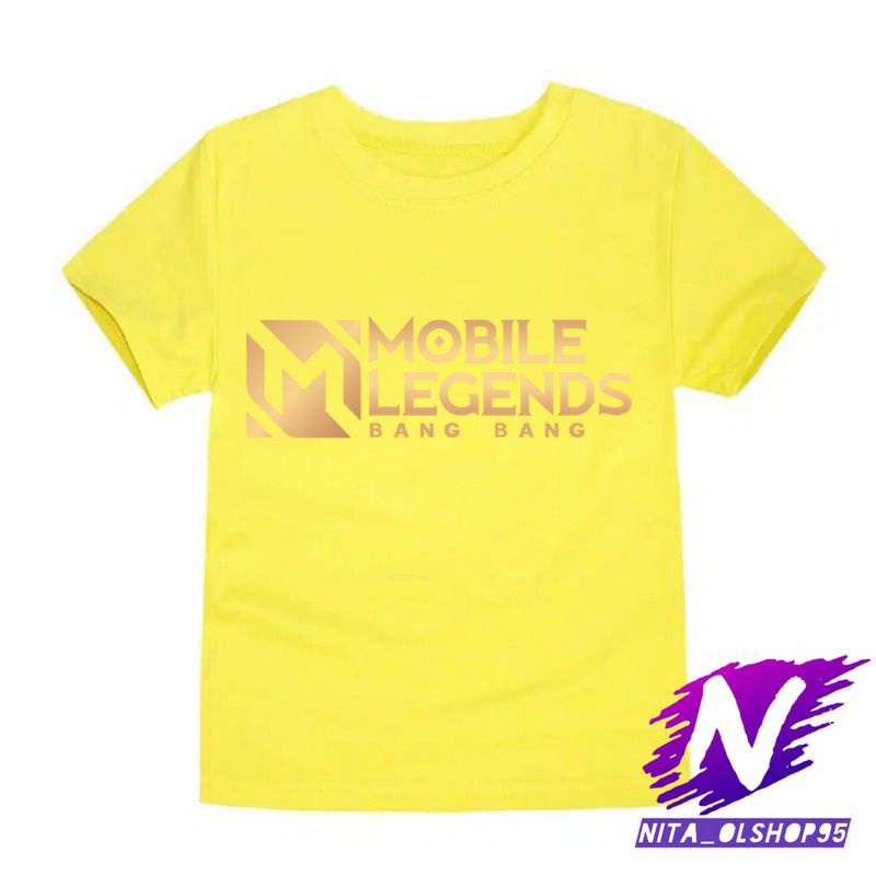 baju anak kaos anak mobile legends