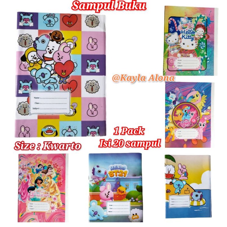 Sampul Buku Karakter Size : Kwarto