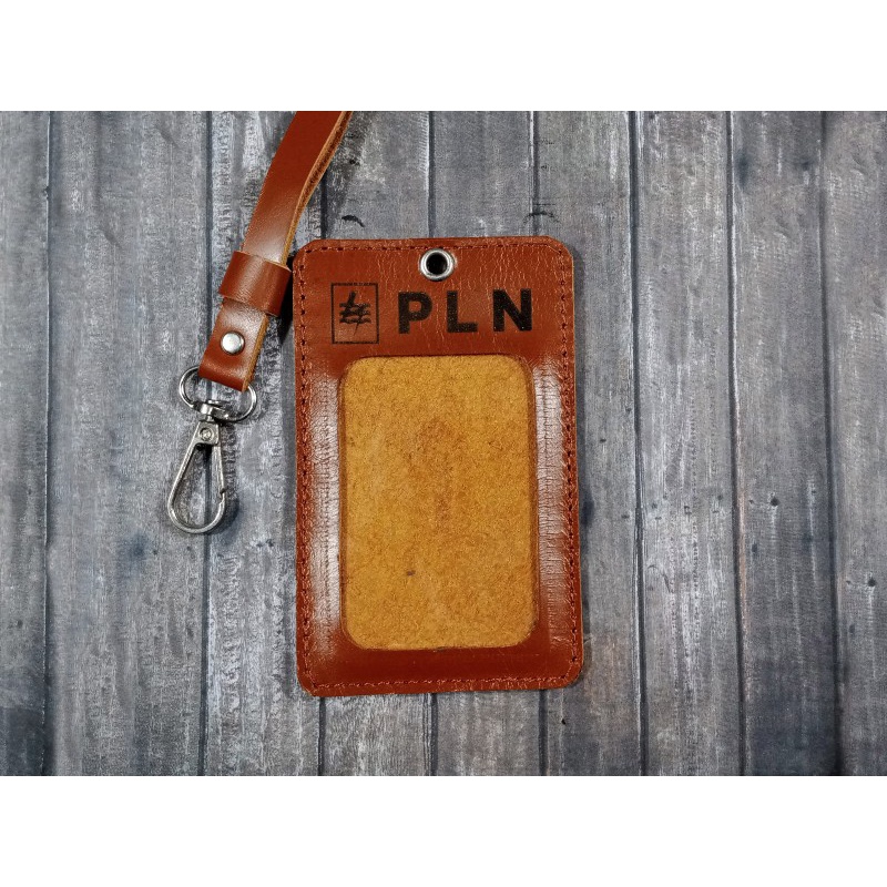 

Name Tag Kulit Sapi Custome Logo PLN - name tag kulit Clio