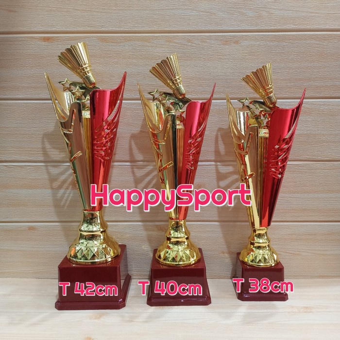 Tro Piala Badminton Import Trophy Bulutangkis Untuk Satuan